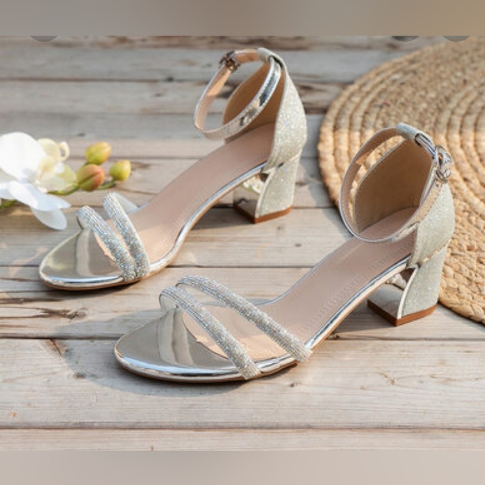 NEW - Silver Sparkle Sandal